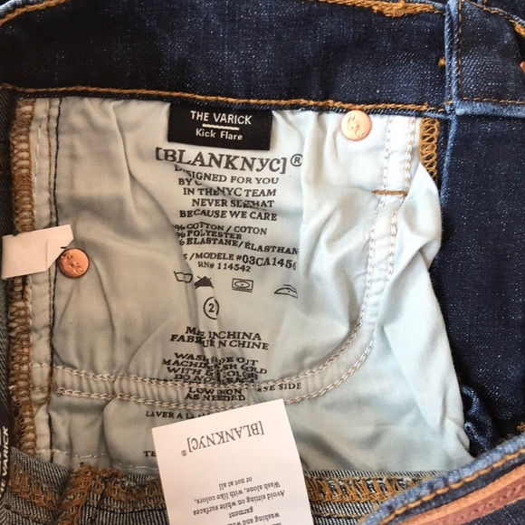 2. NWT Flare Cropped jeans by BLANK NYC Denim Size 25 - Picture 7 of 8